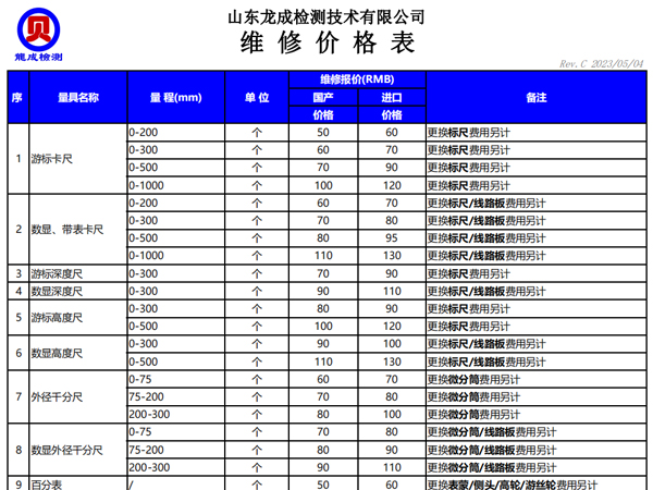 好消息！龙成检测专业开通维修服务啦！本月凡老客户送修一律半价